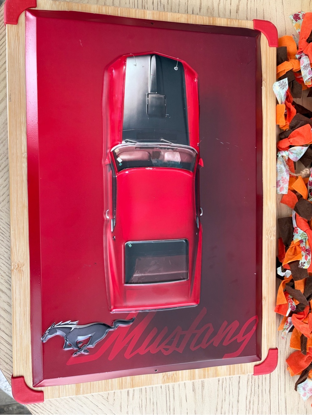 Ford Black Metal Mounting Panel with Open Road Branding 3D